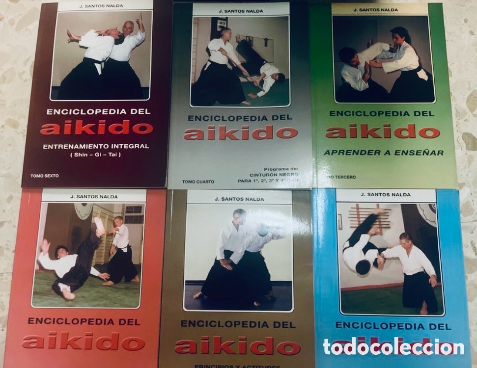 Enciclopedias de segunda mano: Enciclopedia del Aikido. 6 vol&uacute;menes, completa.