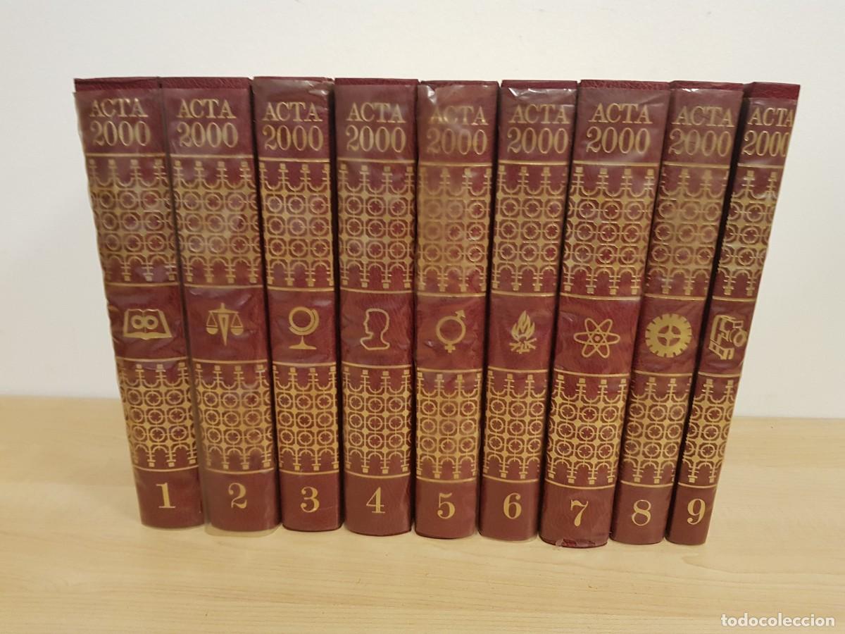 Enciclopedias de segunda mano: Acta 2000 9 Volumenes Completa Ediciones Rialp 1978