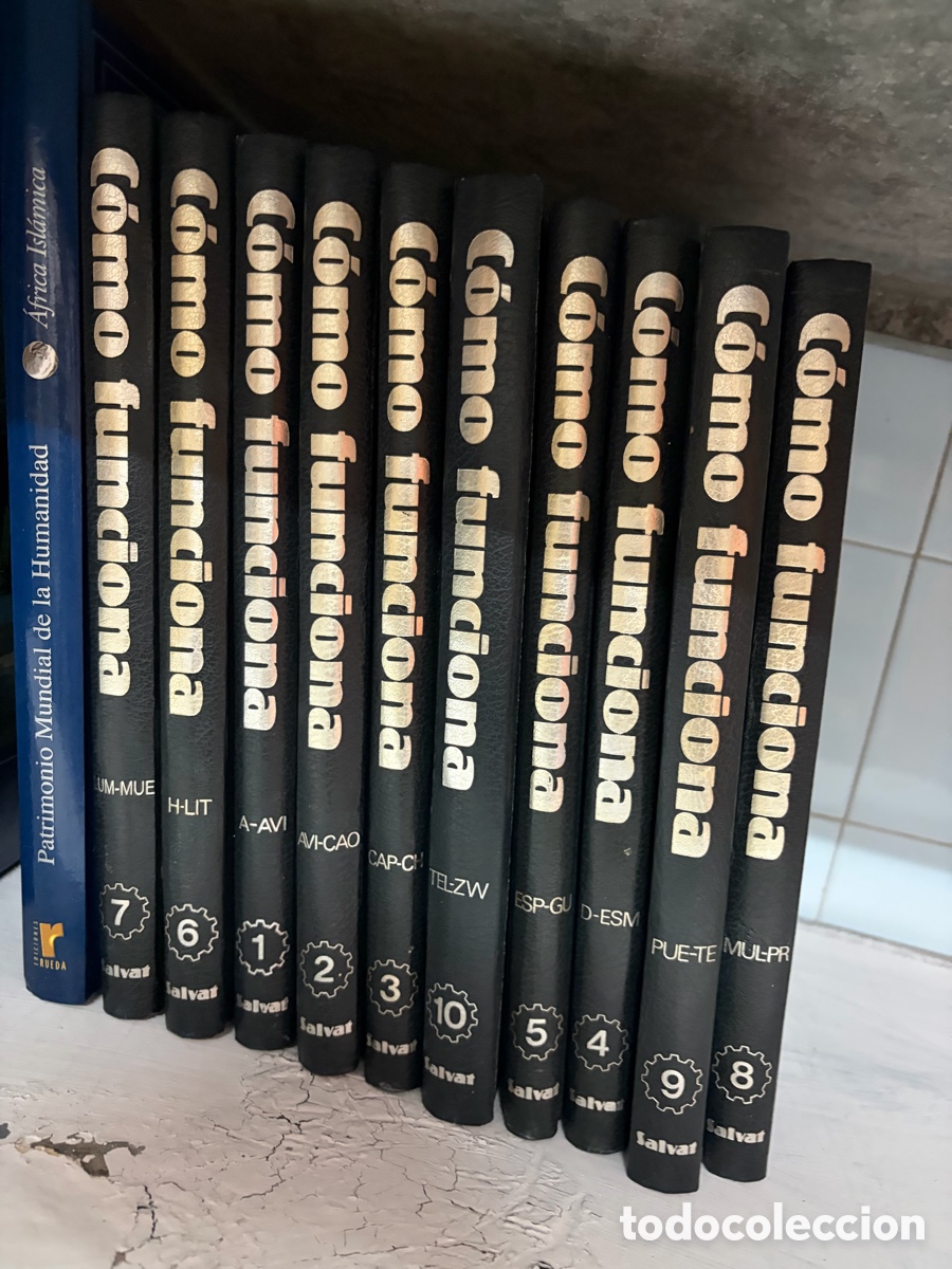 Enciclopedias de segunda mano: Enciclopedia c&oacute;mo funciona. 10 tomos. Salvat. 1981