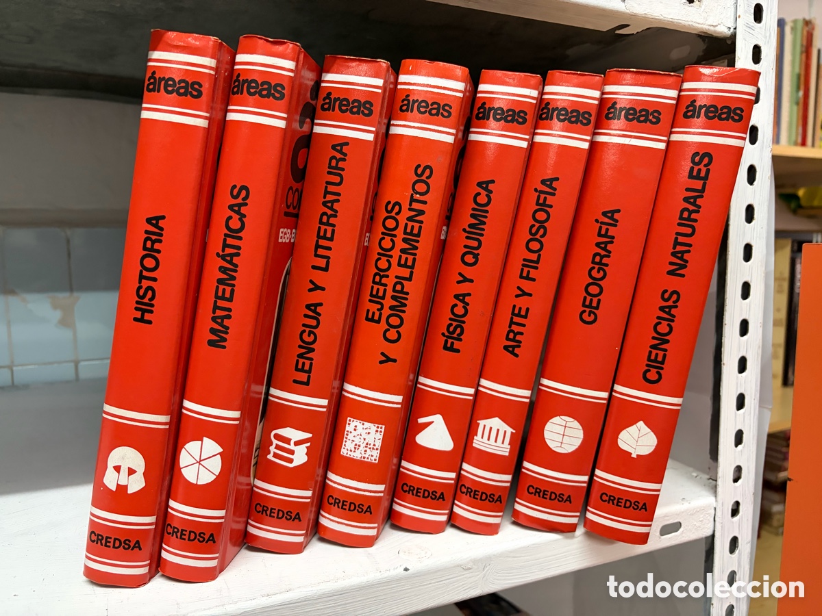 Enciclopedias de segunda mano: &Aacute;reas. Consultor did&aacute;ctico. 8 tomos. Nauta. 1989. Matem&aacute;ticas. Lengua. Literatura. Historia&hellip;