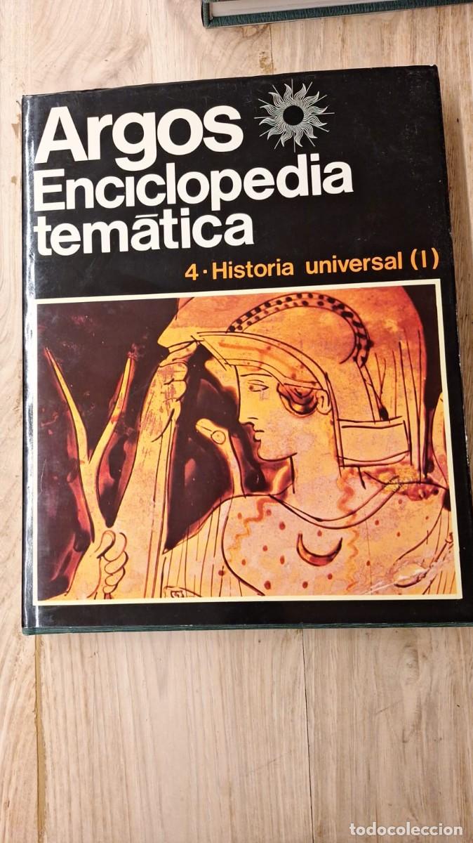 Enciclopedias de segunda mano: ARGOS Enciclopedia TEM&Aacute;TICA 4. Historia Universal I