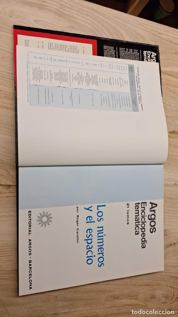 Enciclopedias de segunda mano: ARGOS Enciclopedia TEM&Aacute;TICA 12. Los N&uacute;meros y el Espacio - Foto 2