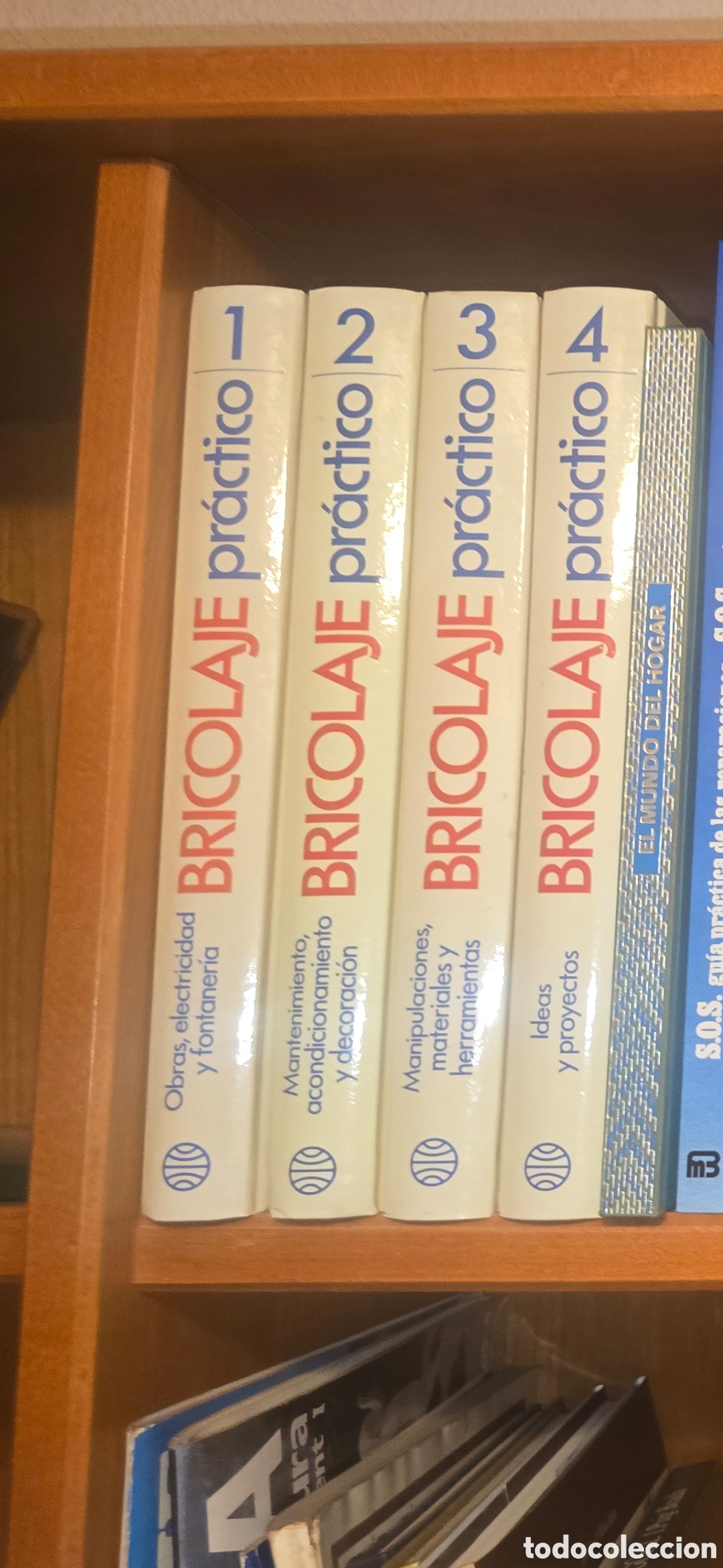 Enciclopedias de segunda mano: BRICOLAJE PR&Aacute;CTICO &mdash; COLECCI&Oacute;N COMPLETA 4 TOMOS &mdash; Editorial Planeta Colecci&oacute;n completa (4 tomos)
