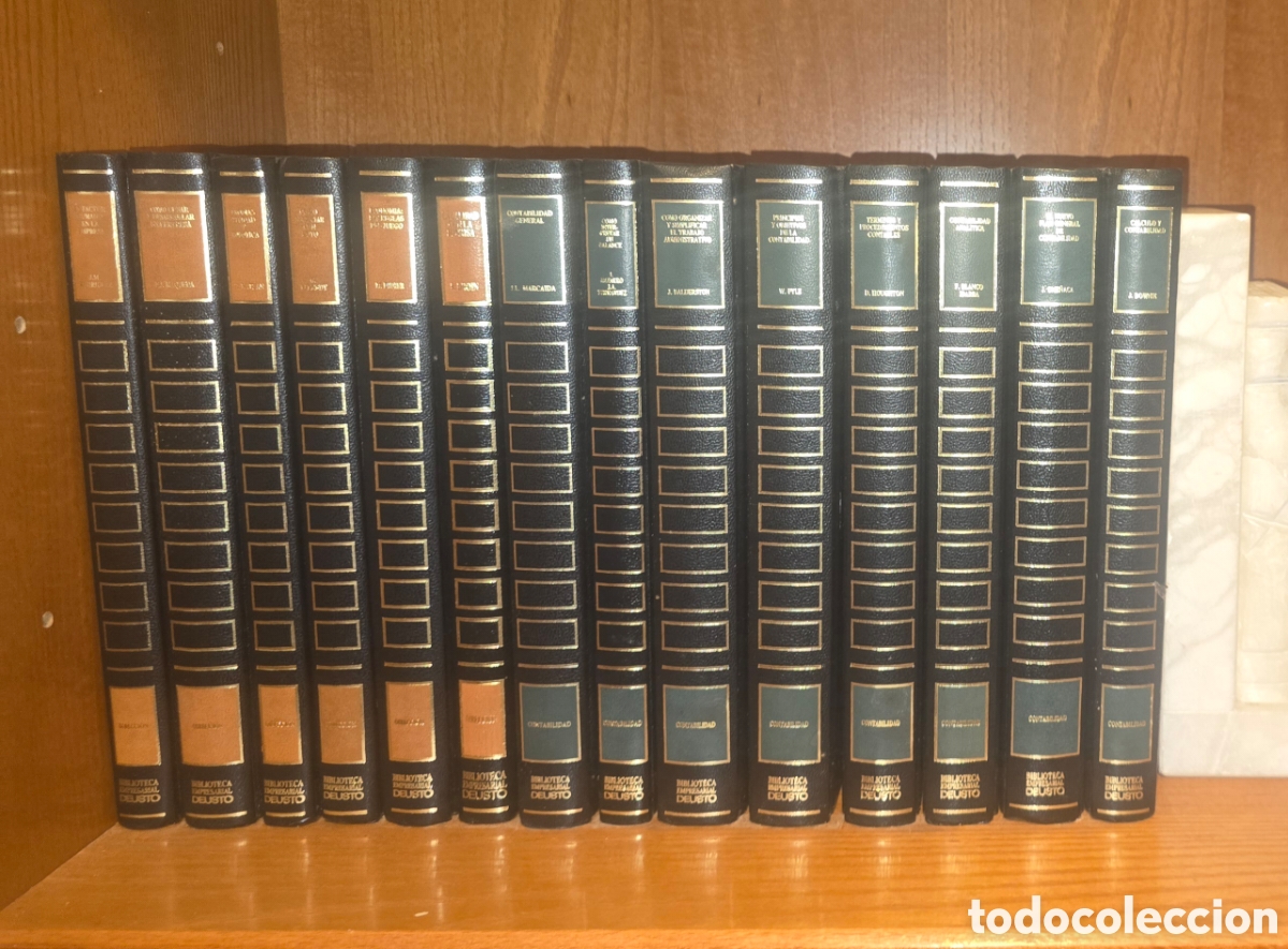 Enciclopedias de segunda mano: BIBLIOTECA EMPRESARIAL DEUSTO &mdash; 42 TOMOS (CASI COLECCI&Oacute;N COMPLETA) Amplio lote de 42 vol&uacute;menes