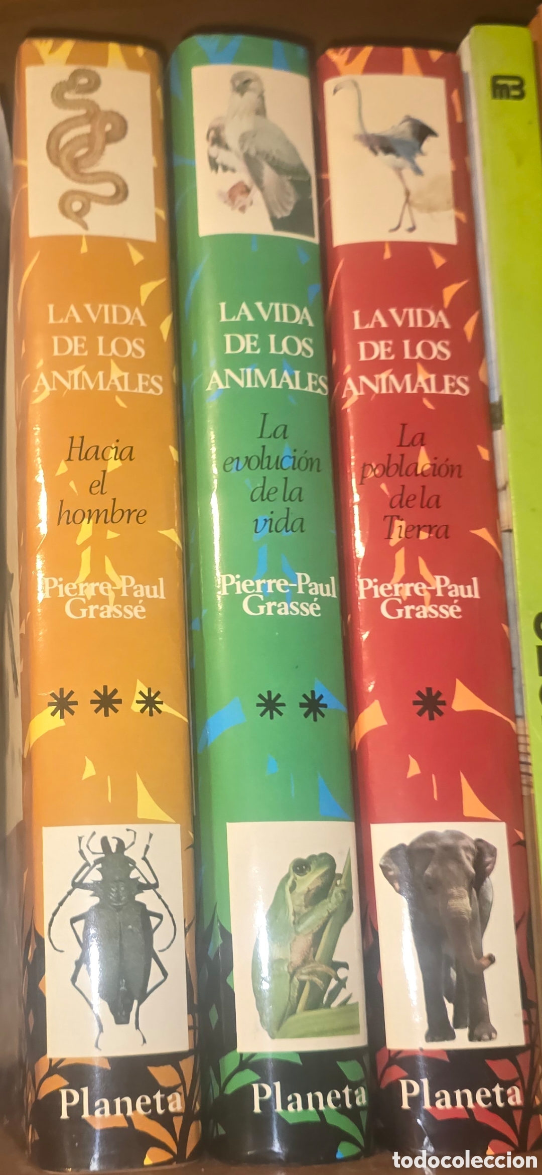 Enciclopedias de segunda mano: LA VIDA DE LOS ANIMALES &mdash; 3 TOMOS COMPLETA &mdash; Pierre-Paul Grass&eacute; &mdash; Ed. Planeta Colecci&oacute;n completa