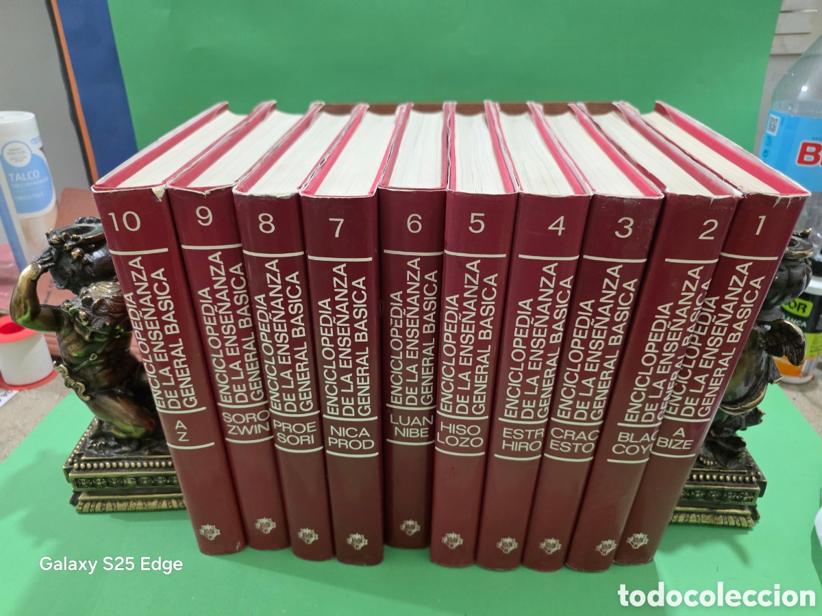 Enciclopedias de segunda mano: &rdquo;&rdquo;ENCICLOPEDIA DE LA ENSE&Ntilde;ANZA B&Aacute;SICA&rdquo;&rdquo;...PLAZA Y JANES...1978...10 VOL&Uacute;MENES...