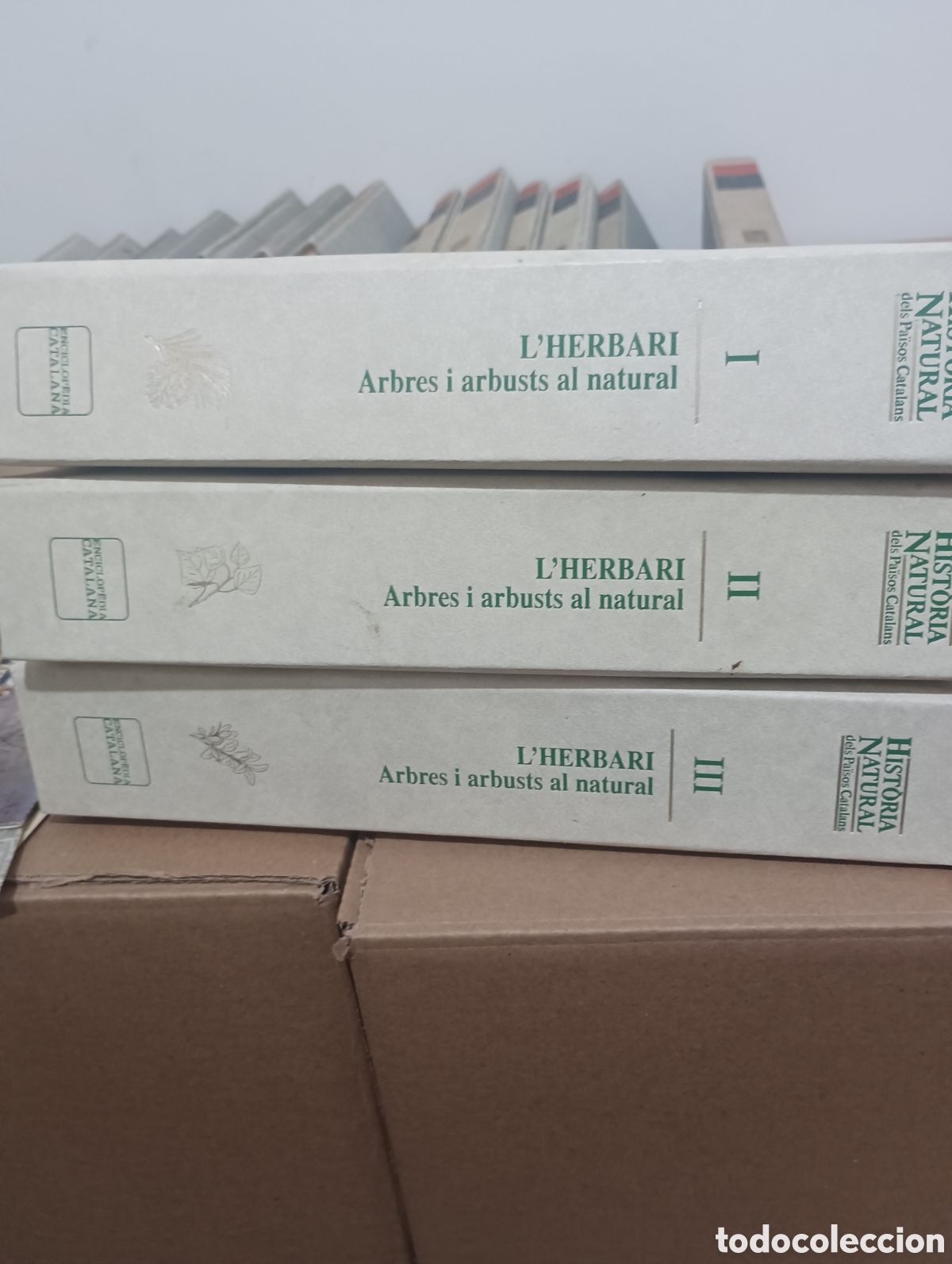 Enciclopedias de segunda mano: L'HERBARI. Arbres i arbusts al natural. Historia natural Paisos Catalans