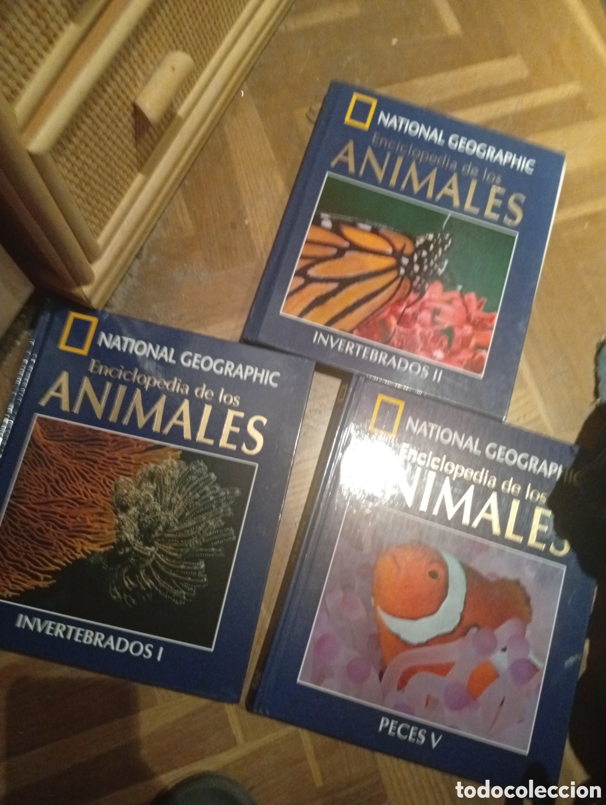 Enciclopedias de segunda mano: 3 Tomos Nacional Geographic Peces V y invertebrados 1 y 2