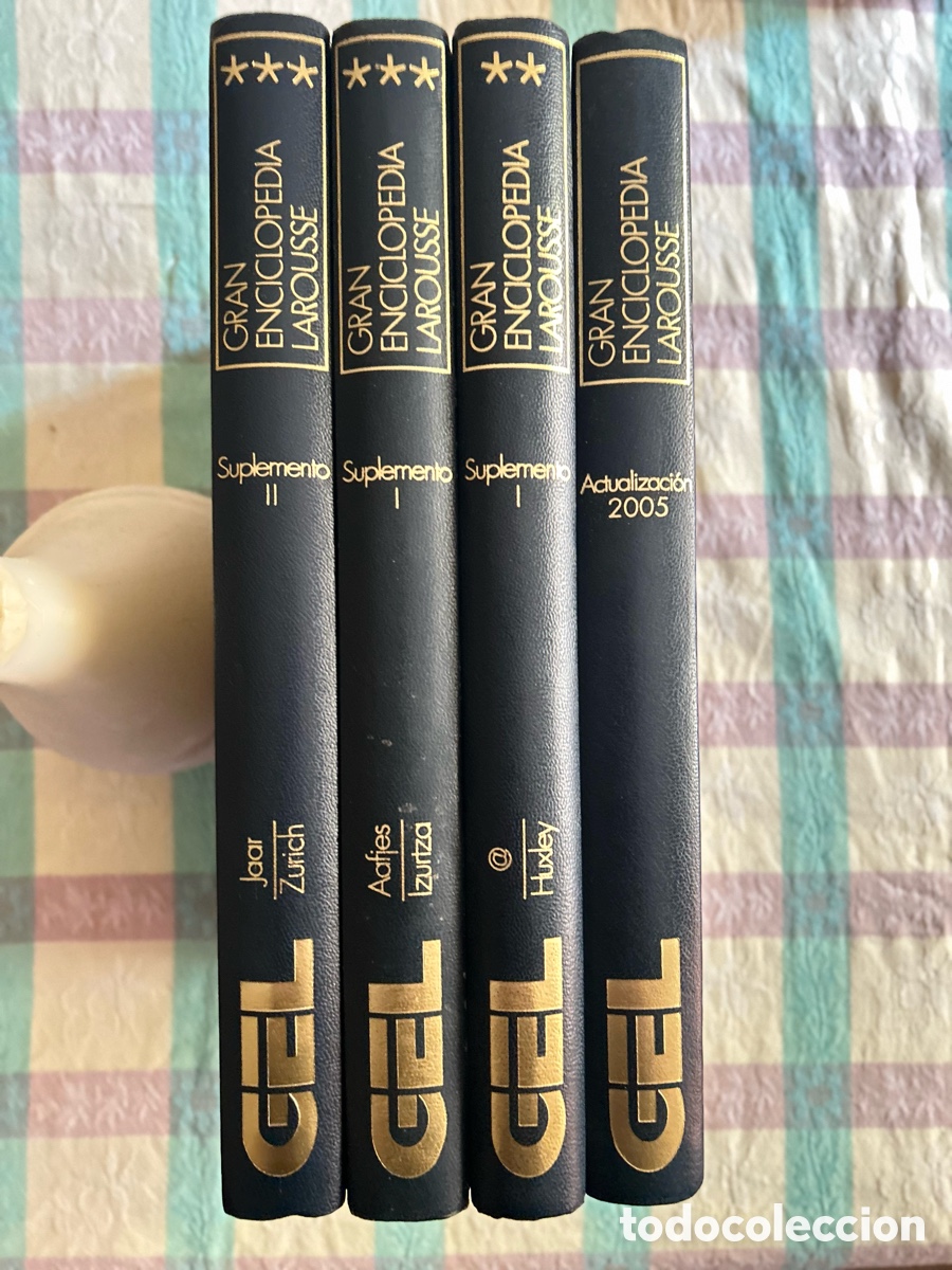Enciclopedias de segunda mano: Lote 4 Suplementos-Gran Enciclopedia Larousse + Regalo