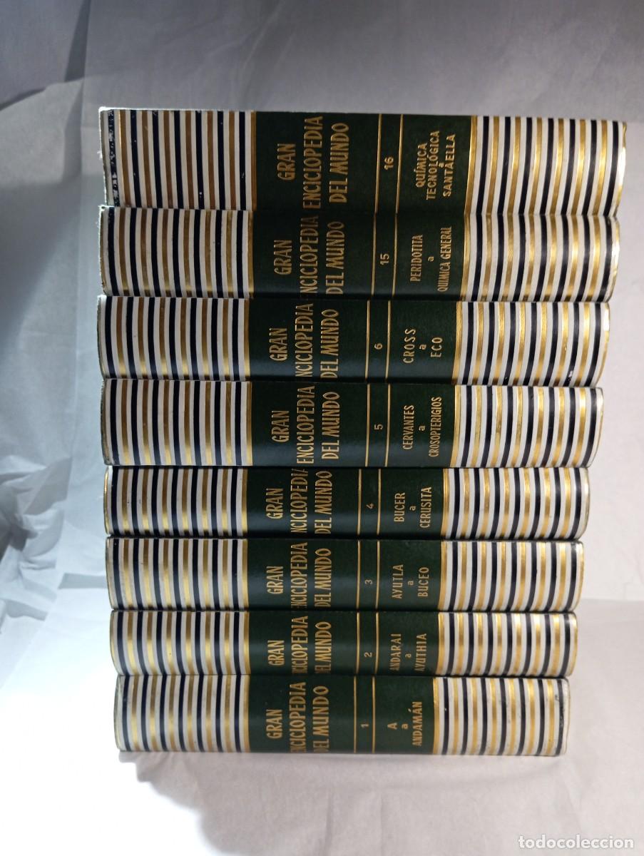 Enciclopedias de segunda mano: Gran Enciclopedia del Mundo - Ed. Durvan 1967 - Lote de 8 Tomos (1-6, 15, 16)