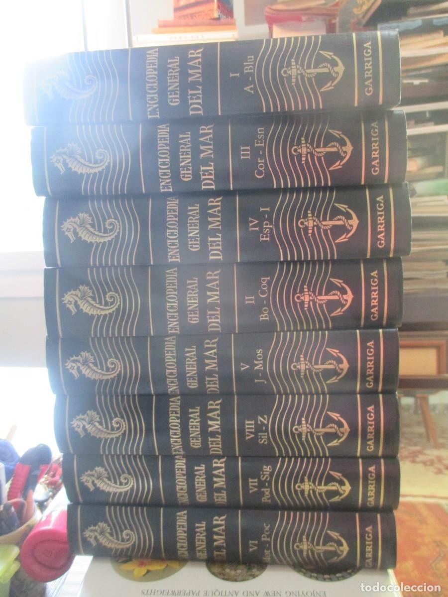 Enciclopedias de segunda mano: Enciclopedia General del mar ( 8 Tomos) W41753