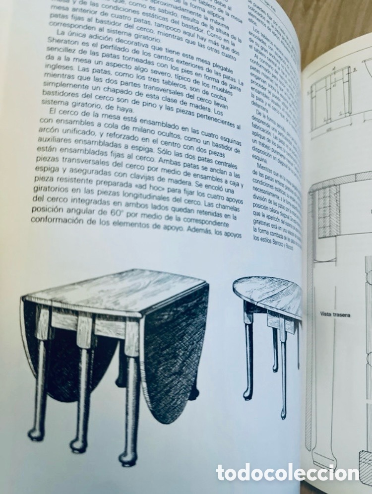 Enciclopedias de segunda mano: Mesas de estilo. Biblioteca t&eacute;cnica de la madera. - Foto 4
