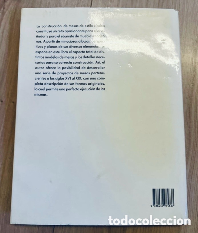 Enciclopedias de segunda mano: Mesas de estilo. Biblioteca t&eacute;cnica de la madera. - Foto 8