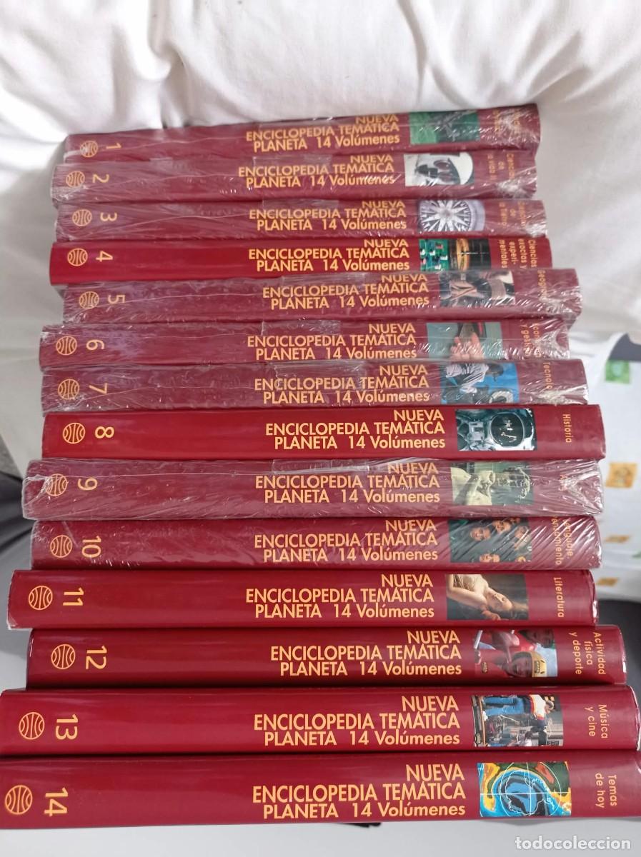 Enciclopedias de segunda mano: NUEVA ENCICLOPEDIA TEM&Aacute;TICA PLANETA - 14 TOMOS + MANUAL + GU&Iacute;A AUDICI&Oacute;N + 2 CD