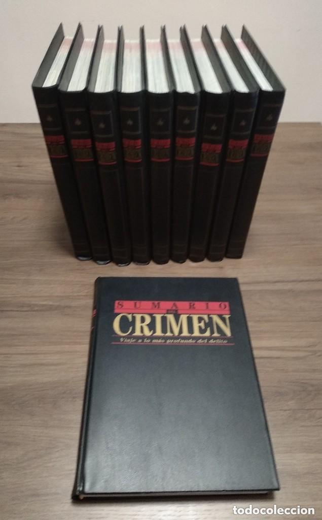 Enciclopedias de segunda mano: ENCICLOPEDIA TRUE CRIME - SUMARIO DEL CRIMEN - 10 TOMOS COMPLETA - MARLASCA & PEREZ ABELLAN