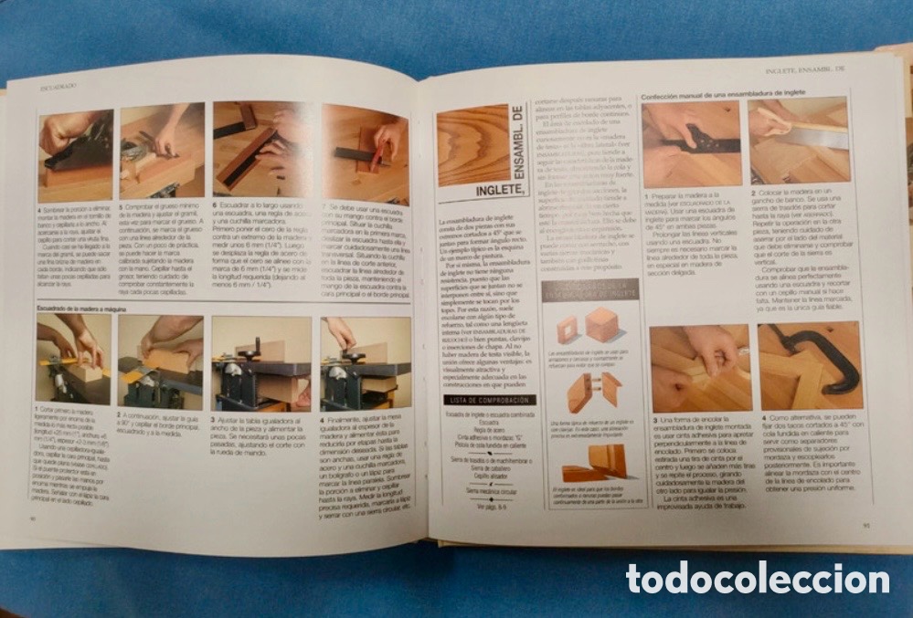 Enciclopedias de segunda mano: ENCICLOPEDIA DE LAS TECNICAS DE CARPINTER&Iacute;A. - Foto 2