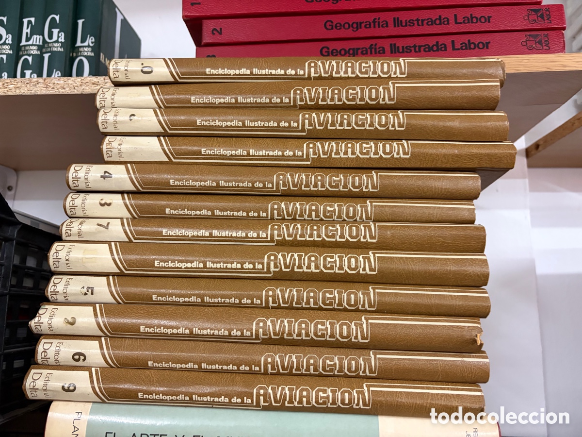 Enciclopedias de segunda mano: ENCICLOPEDIA ILUSTRADA AVIACION (12 tomos) EDITORIAL DELTA
