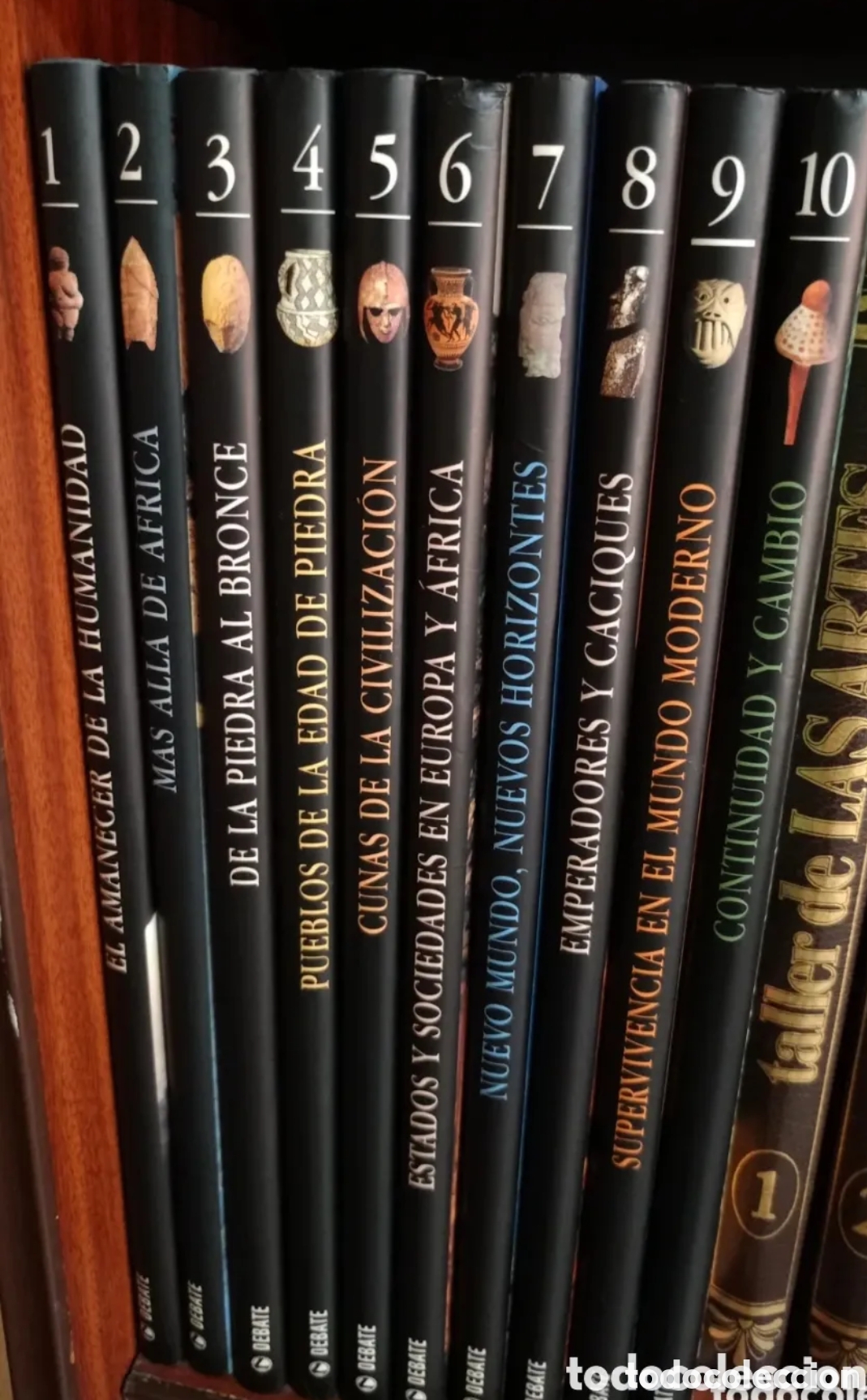 Enciclopedias de segunda mano: Atlas culturales de la humanidad enciclopedia 10 tomos debate