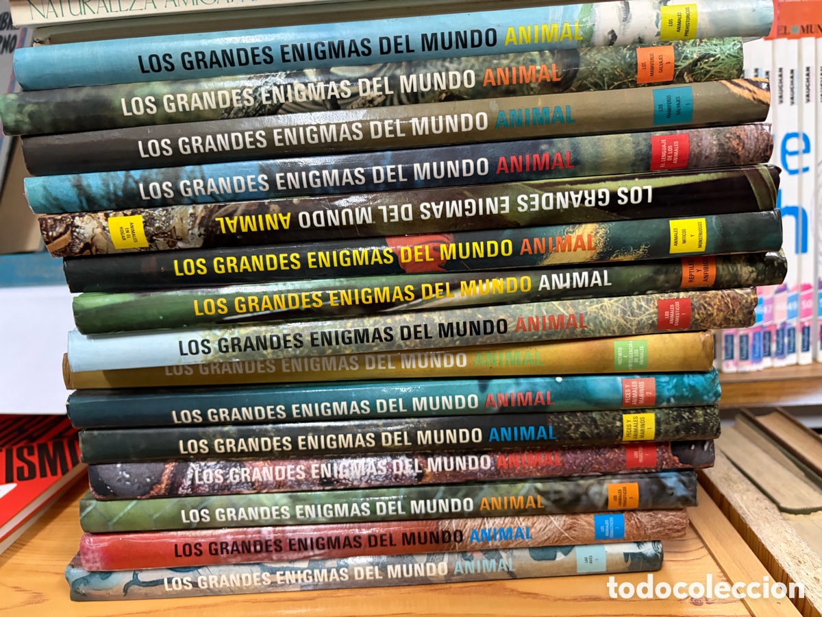 Enciclopedias de segunda mano: Los grandes enigmas del mundo animal. 15 tomos
