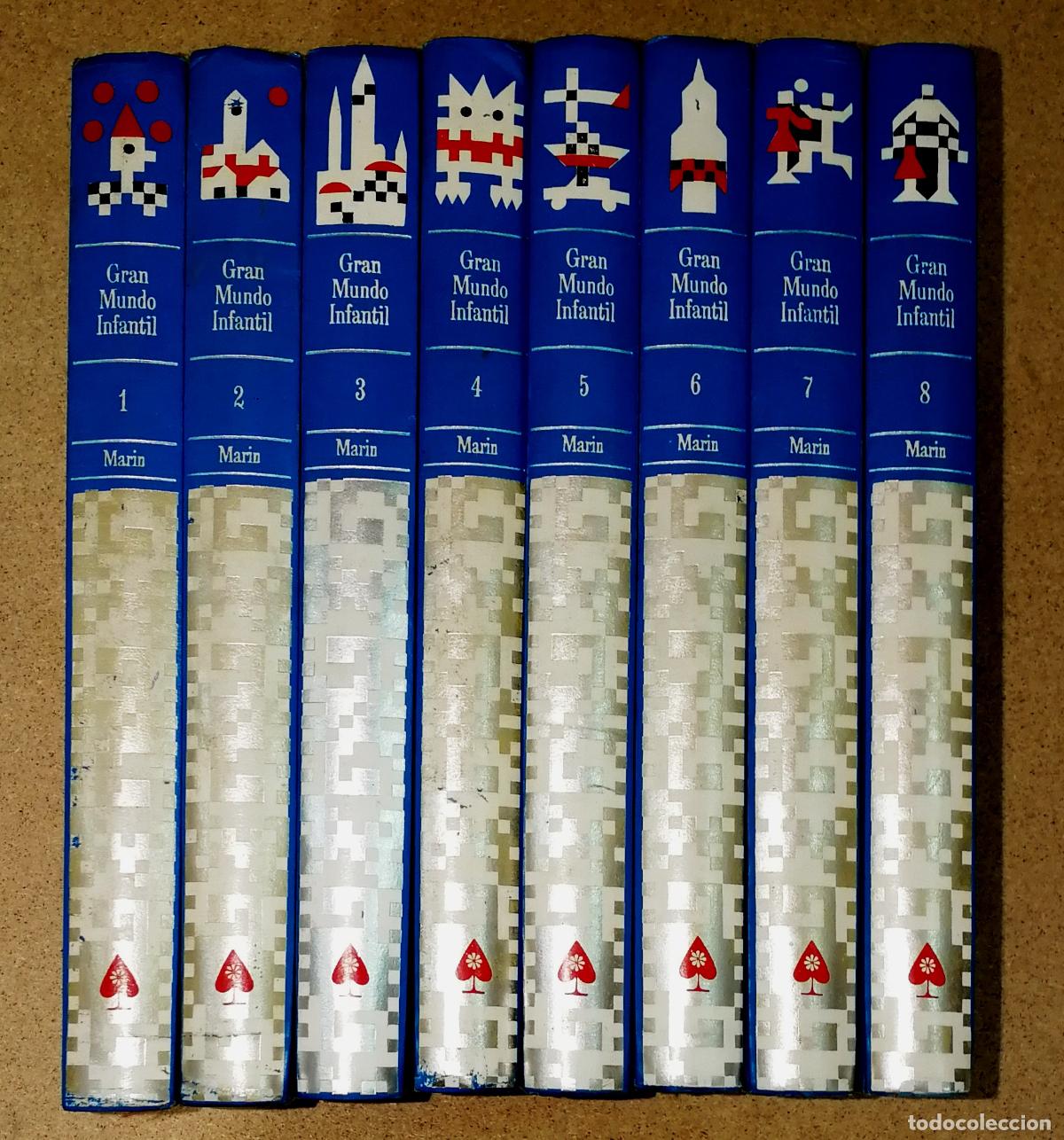 Enciclopedias de segunda mano: GRAN MUNDO INFANTIL (8 VOL.) / director general, Manuel Mar&iacute;n. - 2&ordf; ed. - Editorial Mar&iacute;n, 1973