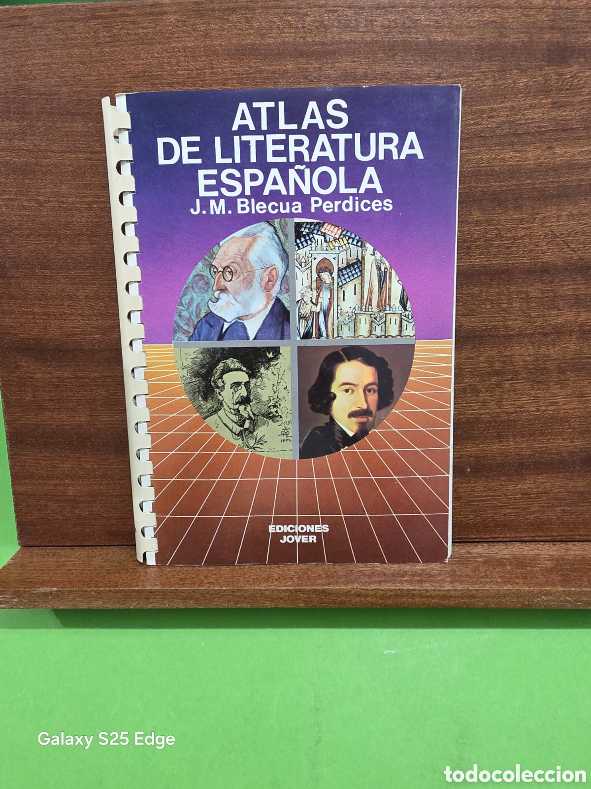 Enciclopedias de segunda mano: &rdquo;&rdquo;ATLAS DE LITERATURA ESPA&Ntilde;OLA&rdquo;&rdquo;...J.M.BLECUA PERDICES...EDICIONES JOVER...1989..