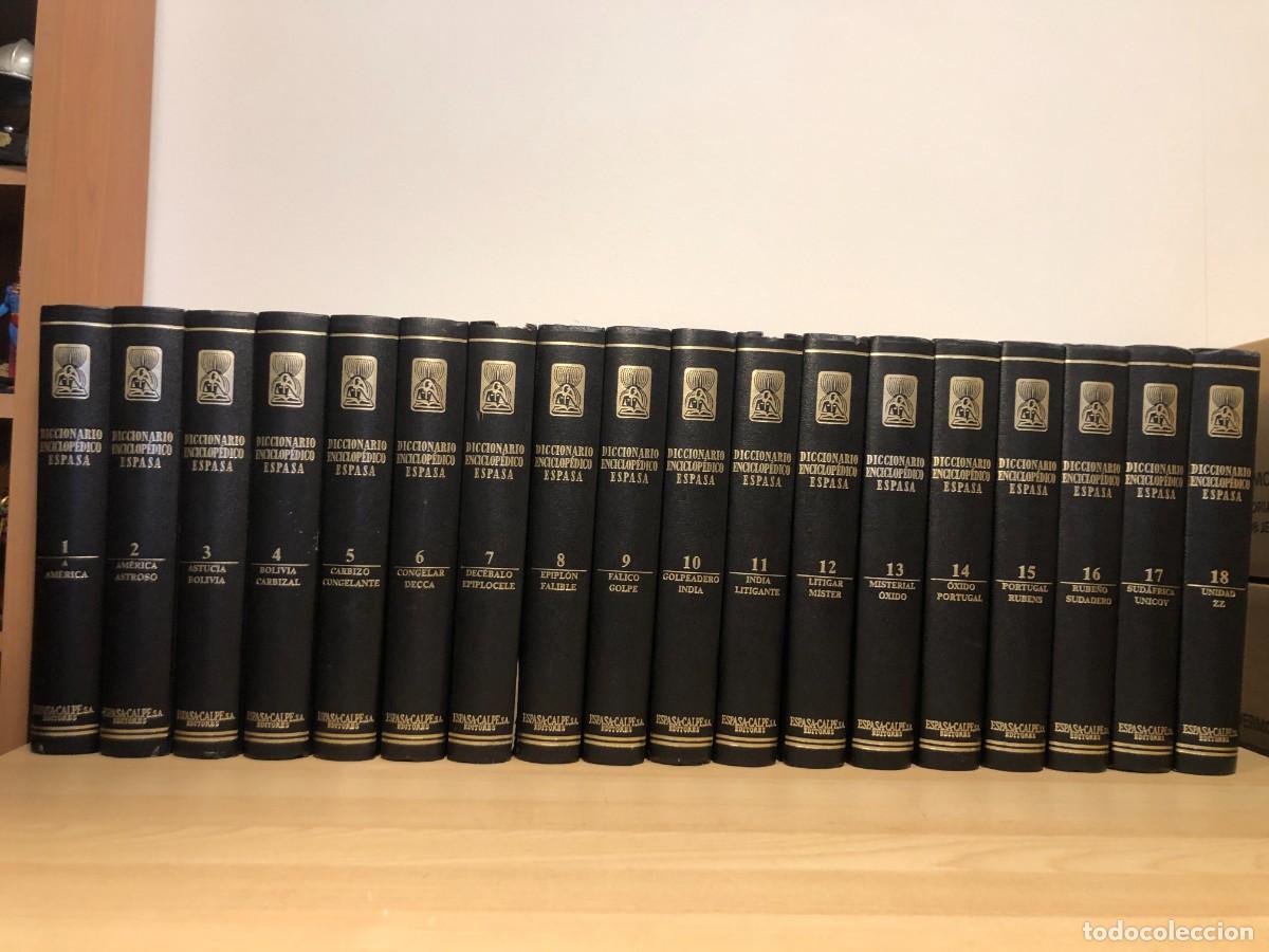 Enciclopedias de segunda mano: Diccionario Enciclop&eacute;dico Espasa 18 tomos obra completa Espasa Calpe 1990