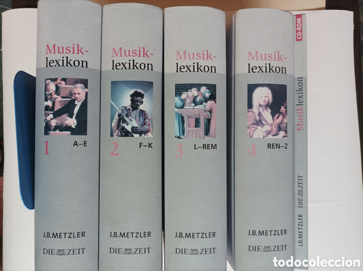 Enciclopedias de segunda mano: Metzler Musiklexikon. 4 vols + CD-Rom.