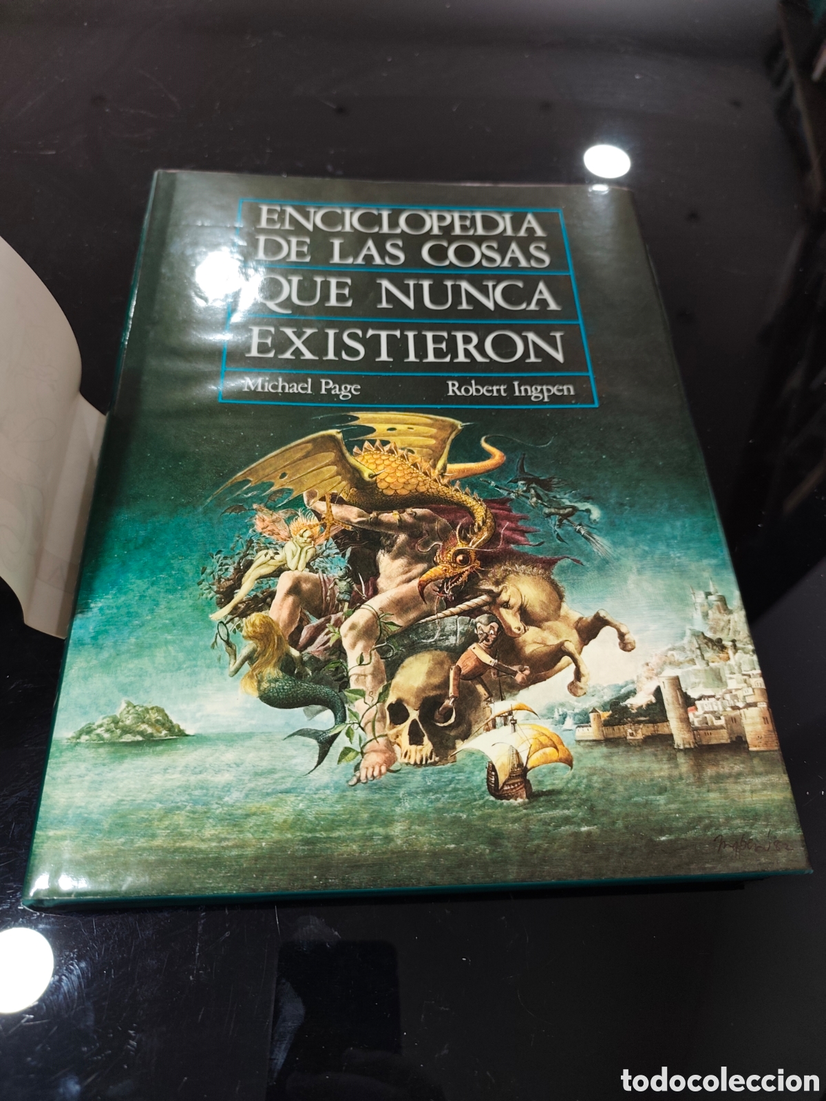 Enciclopedias de segunda mano: Enciclopedia de las cosas que nunca existieron. Michael Page, Robert Ingpen