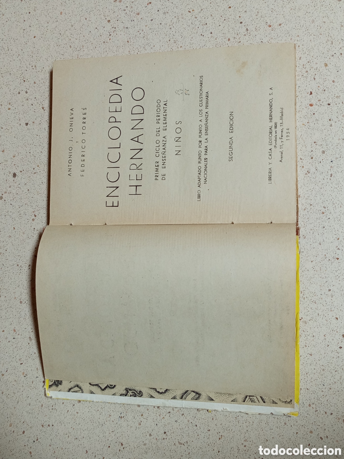 Enciclopedias de segunda mano: Enciclopedia Hernando. 1954 - Foto 2