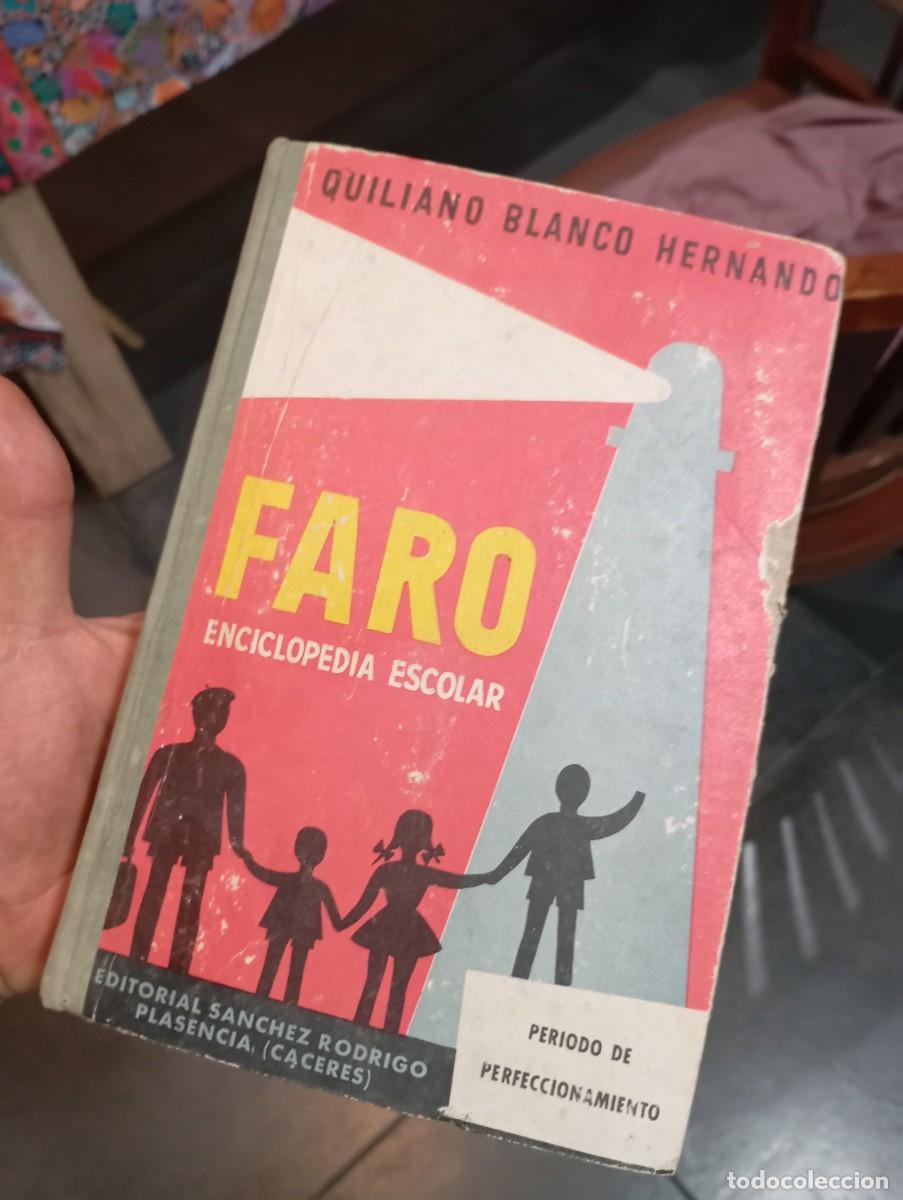 Enciclopedias de segunda mano: faro enciclopedia escolar 1963 buen estado