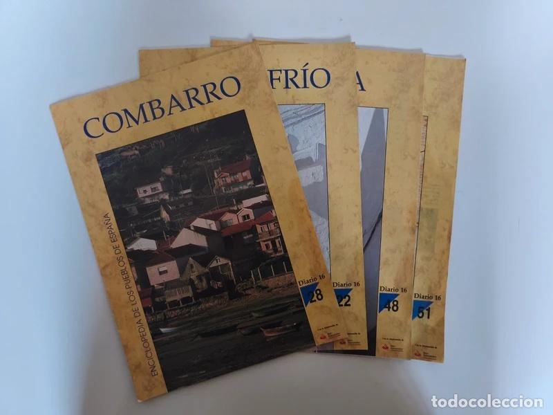 Enciclopedias de segunda mano: Lote 4 fasc&iacute;culos Enciclopedia de los Pueblos de Espa&ntilde;a Diario 16