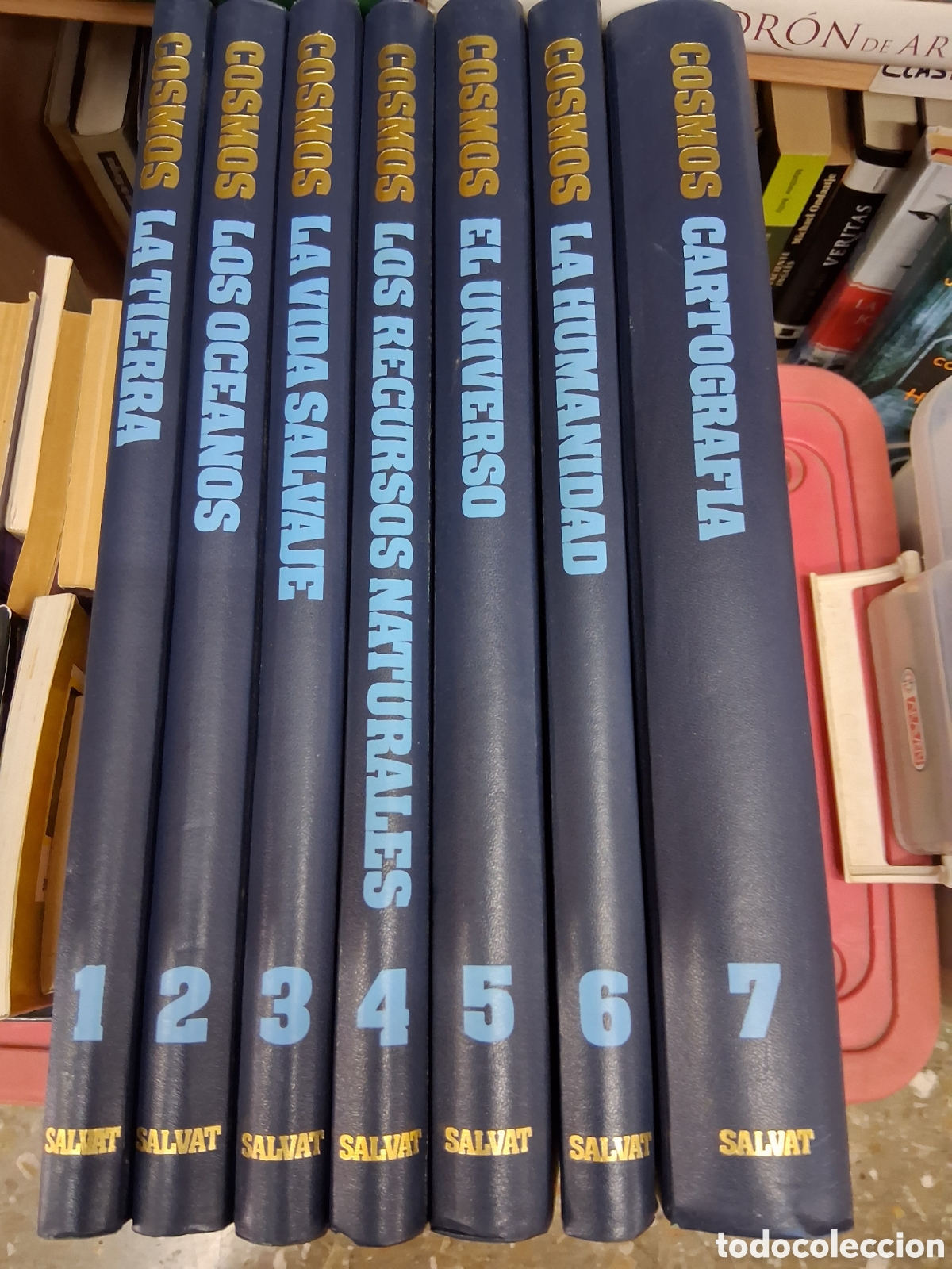 Enciclopedias de segunda mano: Enciclopedia Cosmos Salvat completa 7 volumenes