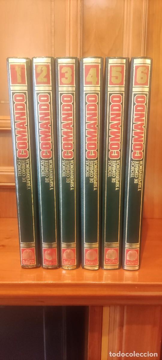 Enciclopedias de segunda mano: Colecci&oacute;n completa de seis tomos de Comando T&eacute;cnicas de combate y supervivencia