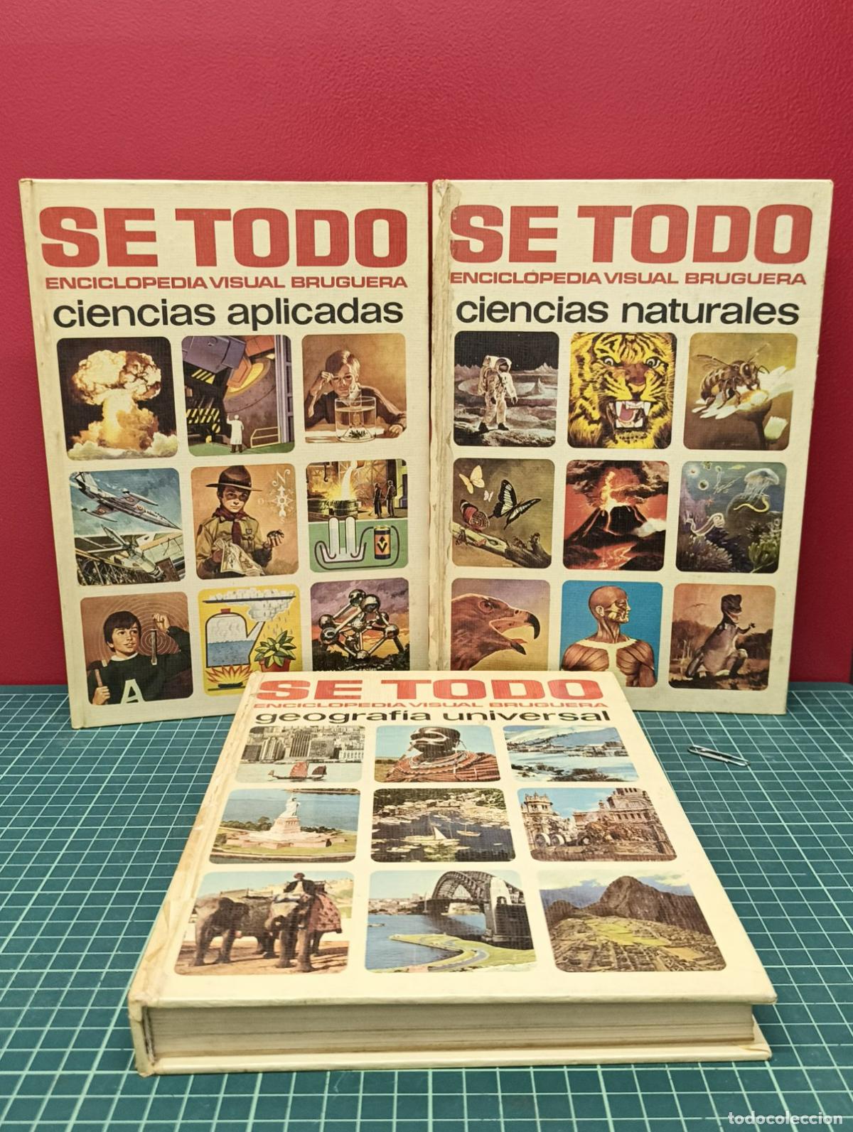 Enciclopedias de segunda mano: S&eacute; todo Enciclopedia visual Bruguera 3 tomos