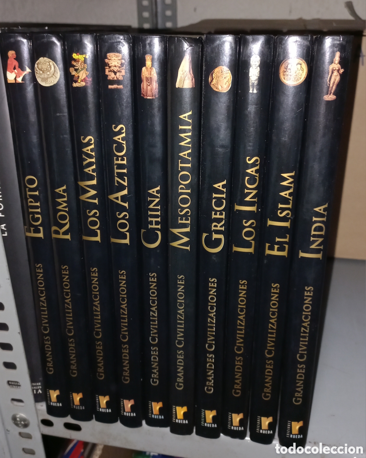 Enciclopedias de segunda mano: Grandes Civilizaciones 10 Tomos (Ediciones Rueda) Tapa dura. Obra Completa