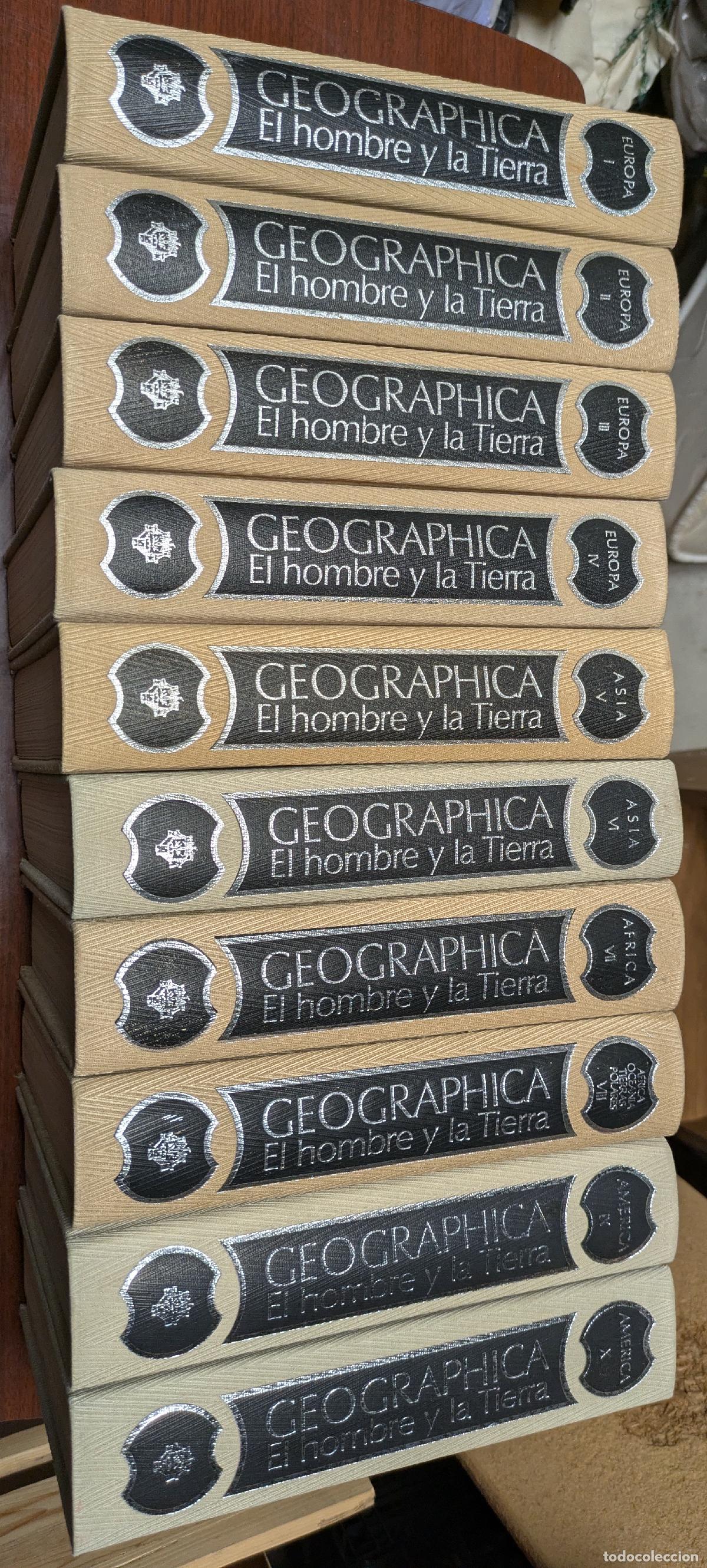 Enciclopedias de segunda mano: Geografia el hombre i la tierra &ndash; 1971 &ndash; primera edicion &ndash; plaza & janes