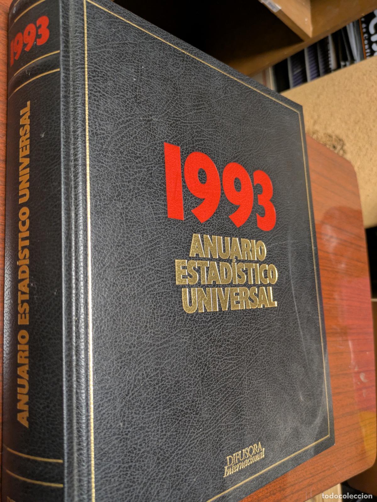 Enciclopedias de segunda mano: anuario estadistico universal 1993 - primera edicion - Planeta de Agostini