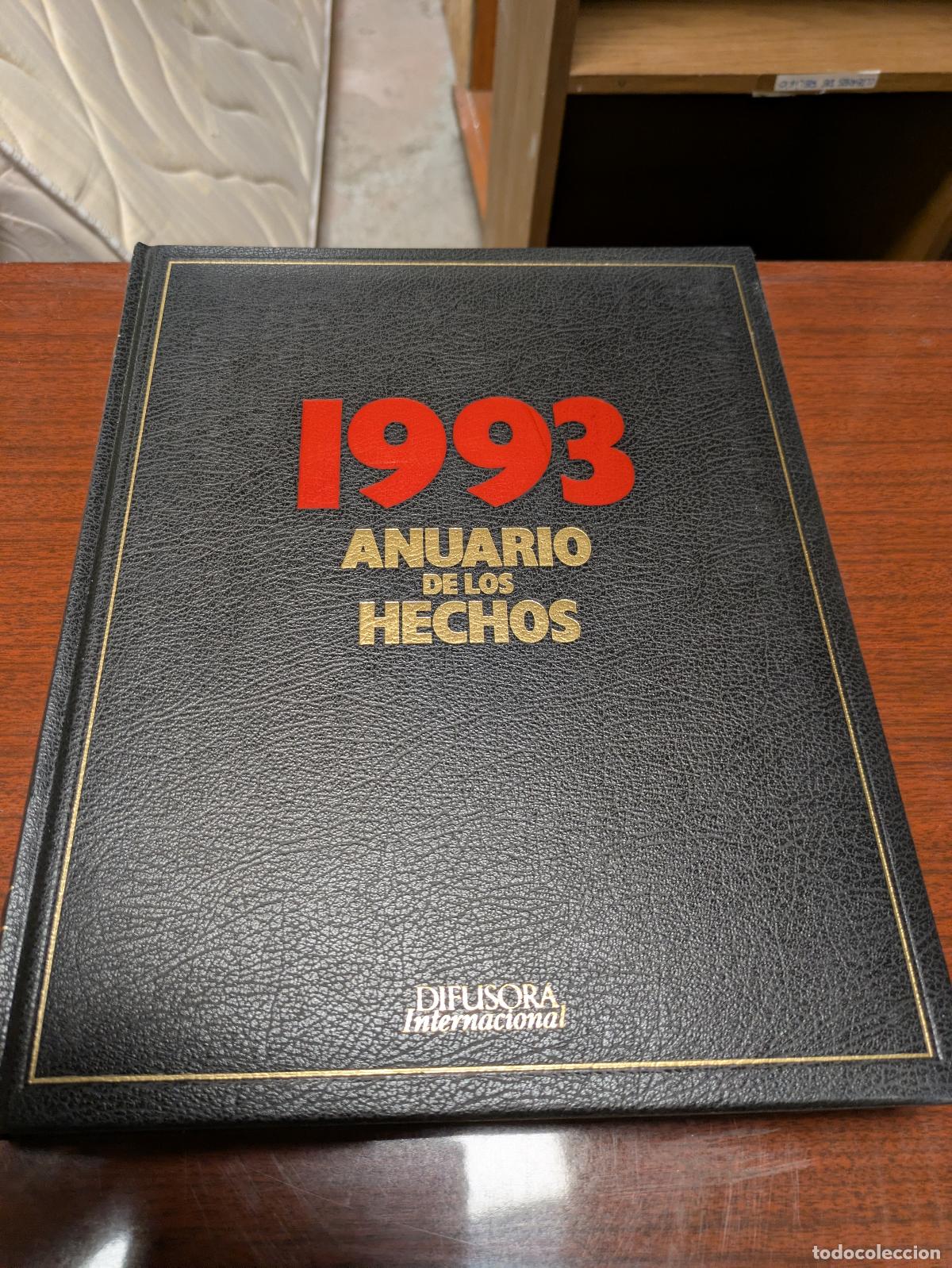 Enciclopedias de segunda mano: anuario de los hechos 1993 - primera edicion - Planeta de Agostini