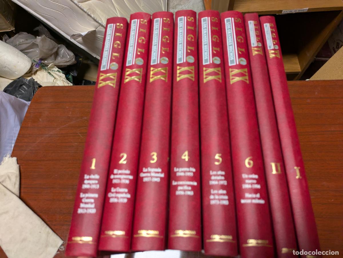 Enciclopedias de segunda mano: Colecci&oacute;n 8 tomos grandes hechos siglo XX &ndash; ediciones orbis &ndash; 1995