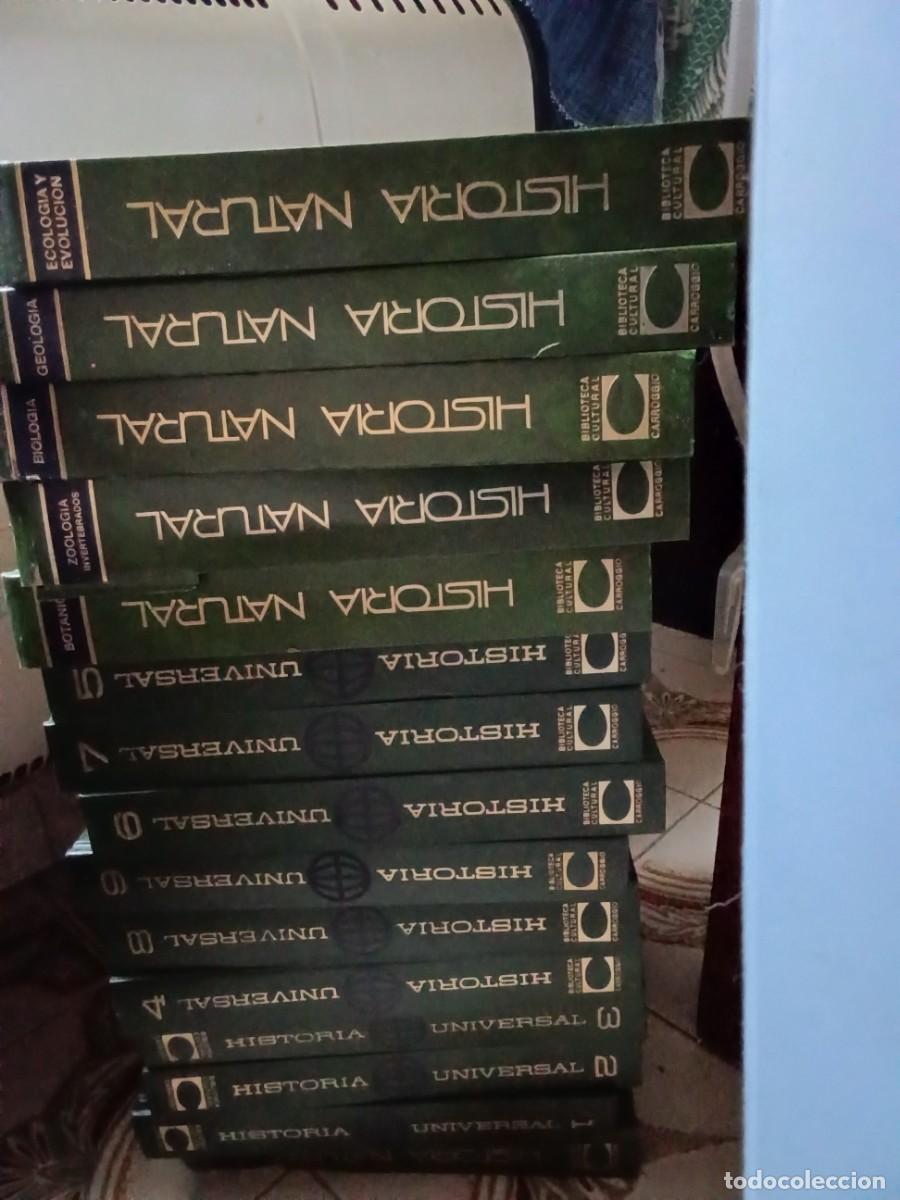 Second hand encyclopedias: Historia universal 9 tomos + historia natural 5 tomos