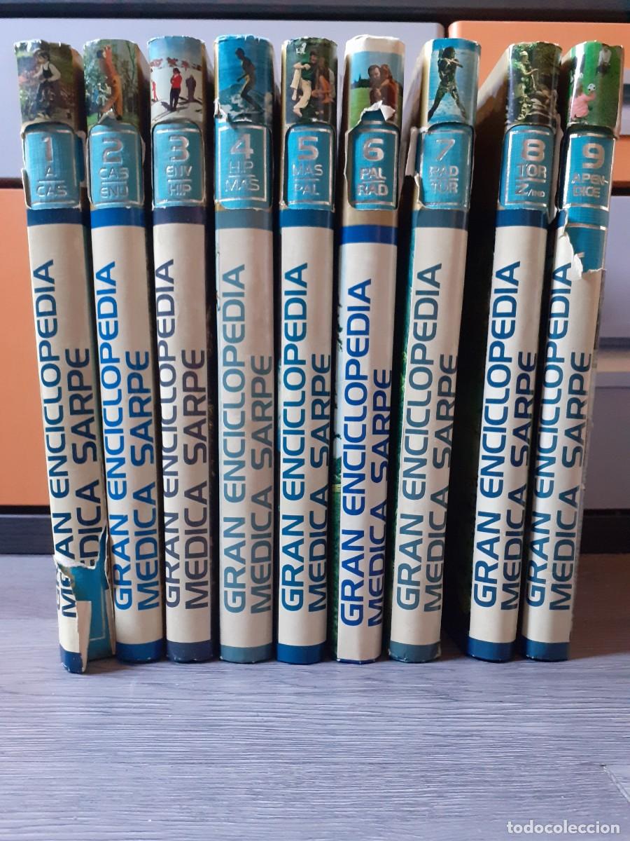 Enciclopedias de segunda mano: GRAN ENCICLOPEDIA MEDICA SARPE 9 VOLUMENES 1979