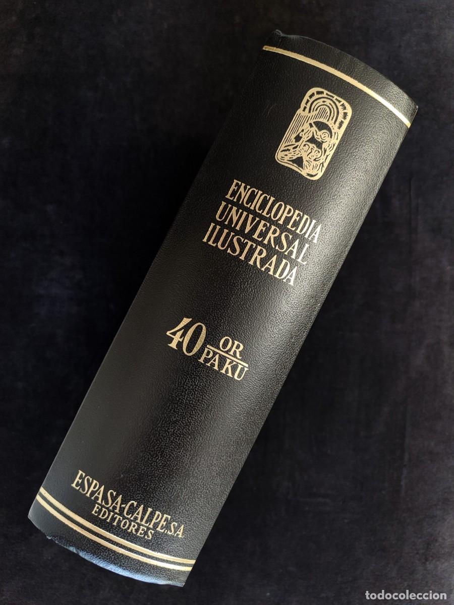 Second hand encyclopedias: ENCICLOPEDIA UNIVERSAL ILUSTRADA EUROPEA AMERICANA. TOMO 40. ESPASA CALPE, 1995