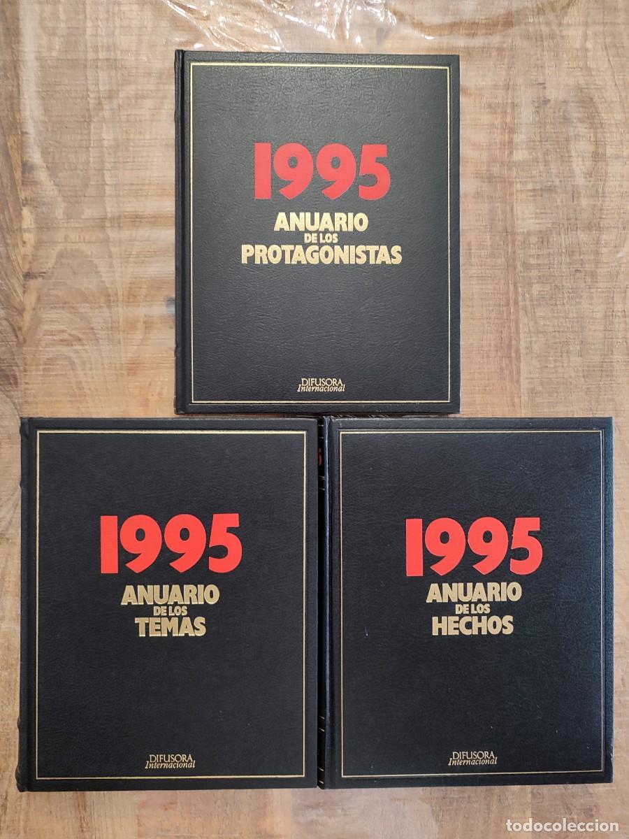 Libri di seconda mano: ANUARIO DE LOS HECHOS, PROTAGONISTAS y TEMAS 1995. 3 TOMOS. DIFUSORA INTERNACIONAL