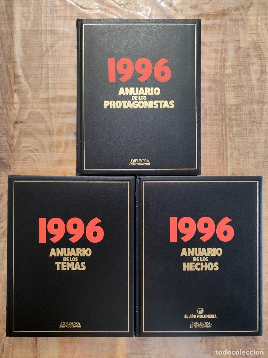 Libri di seconda mano: ANUARIO DE LOS HECHOS, PROTAGONISTAS y TEMAS 1996. 3 TOMOS. DIFUSORA INTERNACIONAL