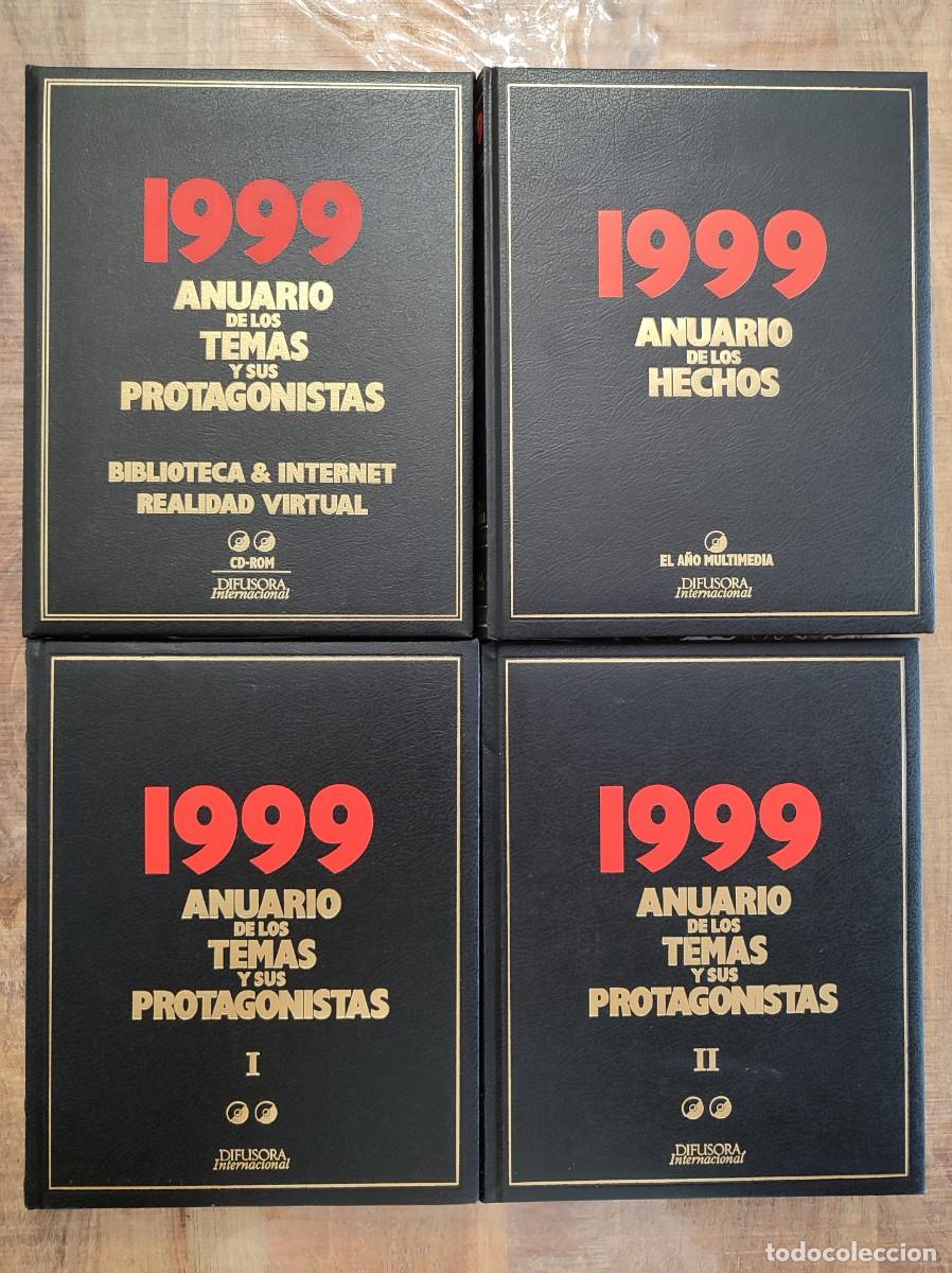 Livres d'occasion: ANUARIO DE LOS TEMAS Y SUS PROTAGONISTAS + HECHOS 1999. 3 TOMOS + 2 CD ROM. DIFUSORA INTERNACIONAL