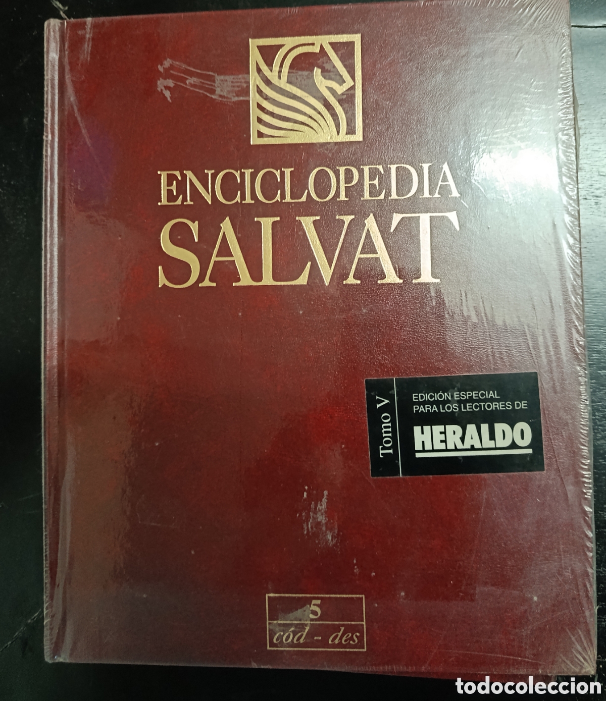 Enciclopedias de segunda mano: Enciclopedia Salvat tomo 5 cod-des Edicion especial Heraldo de Aragon precintado