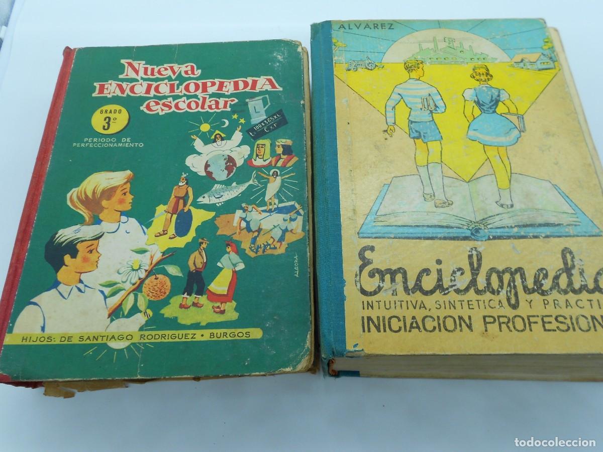 Enciclopedias de segunda mano: 2 libros de escuela a&ntilde;os 60-70