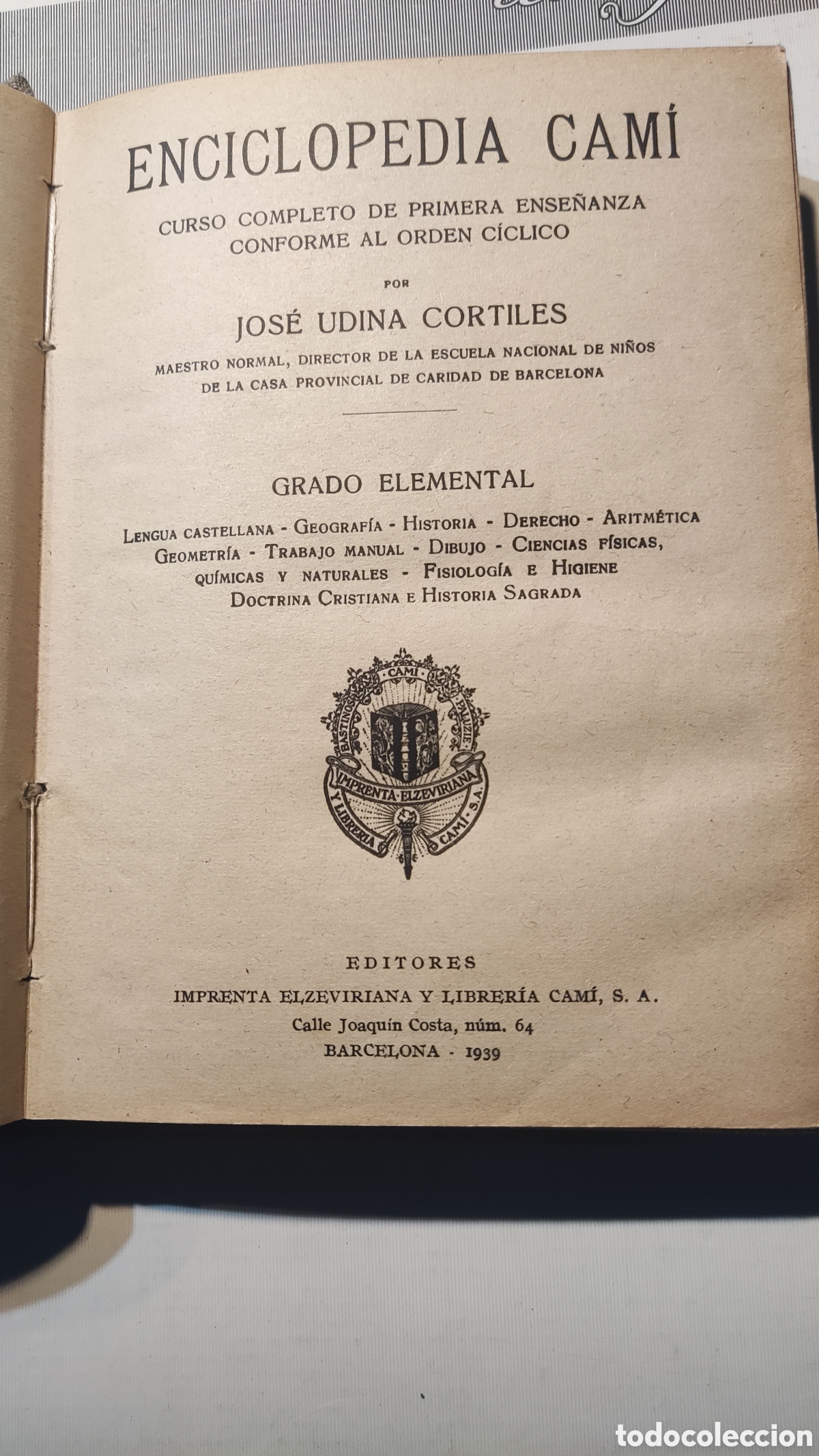 Enciclopedias de segunda mano: Libro escolar enciclopedia de Cam&iacute; - Foto 2