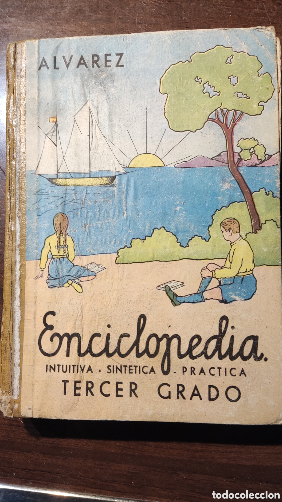 Enciclopedias de segunda mano: Enciclopedia escolar de tercer grado de &Aacute;lvarez