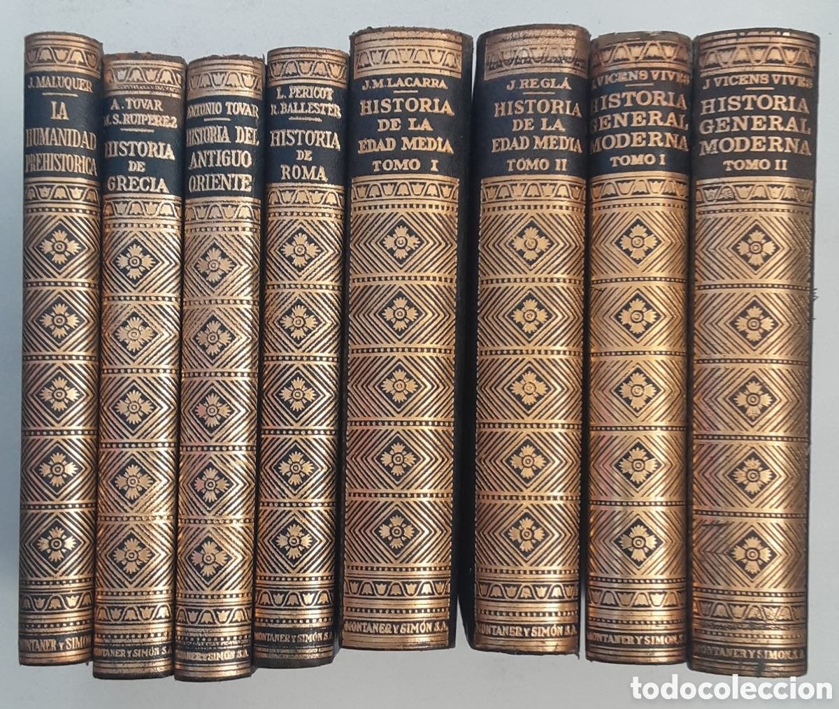 Enciclopedias de segunda mano: Colecci&oacute;n completa &rdquo;Historia general de la humanidad&rdquo;. 8 tomos. Montaner y Simon, 1958-1960